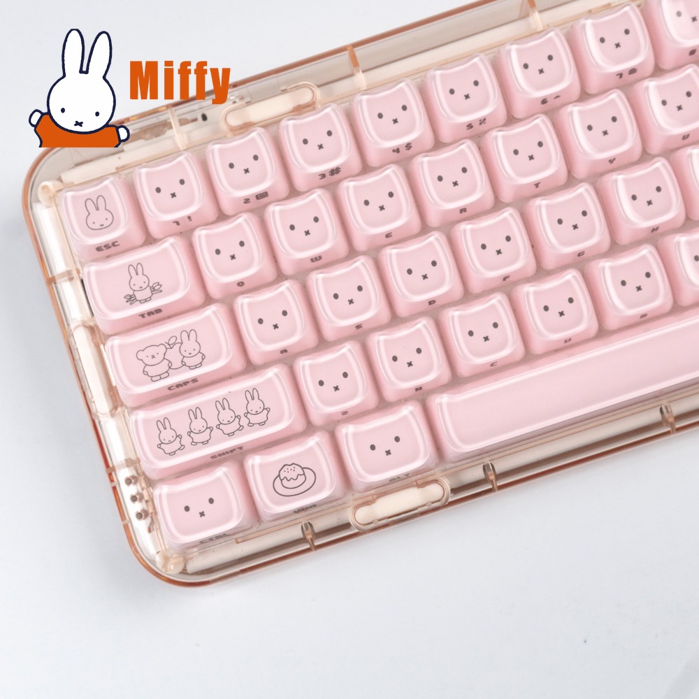 Kawaii Miffy Keycaps Cute Rabb - Pc Gaming Lounge review and price