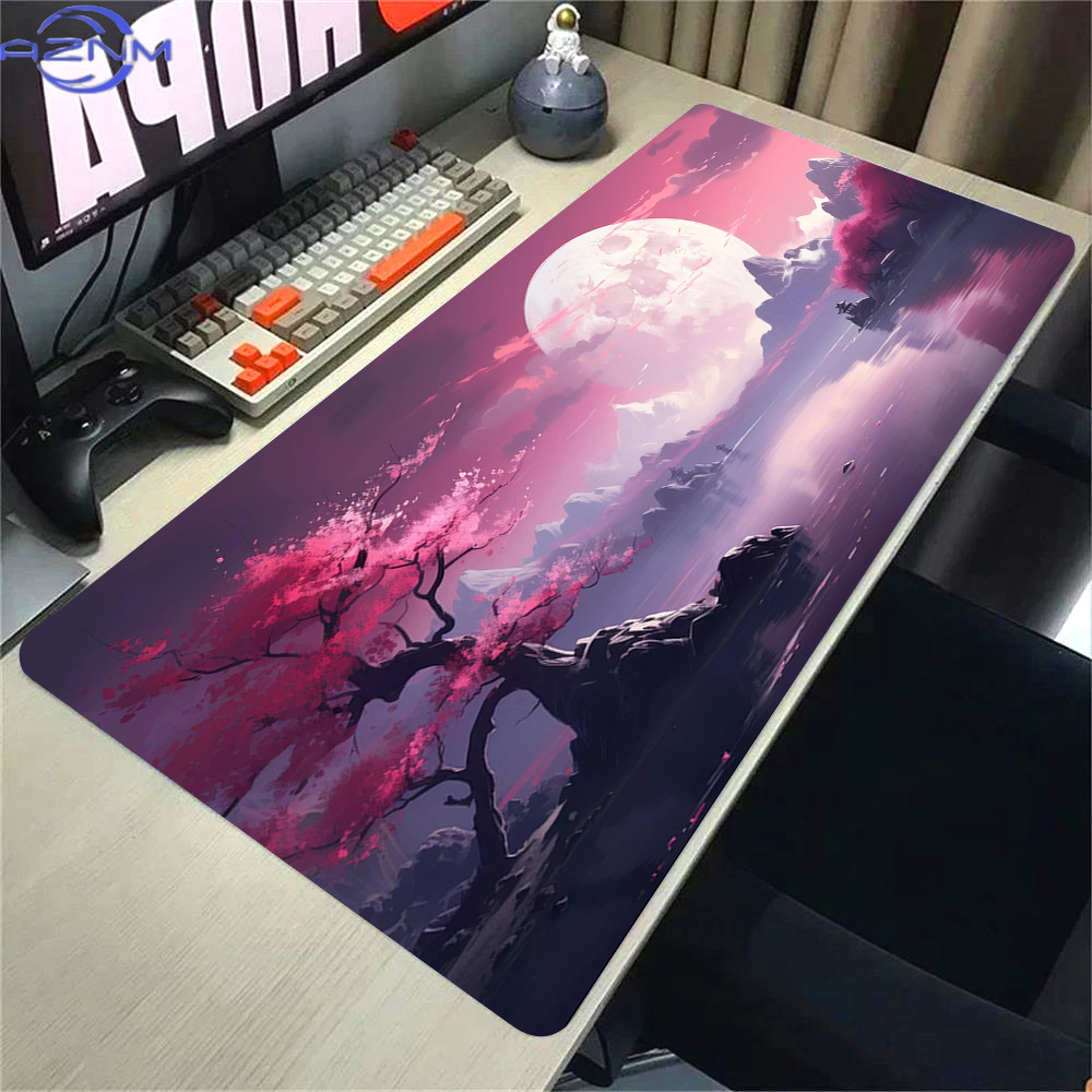 Pink Sakura Anime Mousepad Lan - Pc Gaming Pink review and price