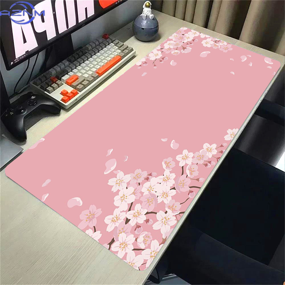Pink Sakura Anime Mousepad Lan - Pc Gaming Pink review and price