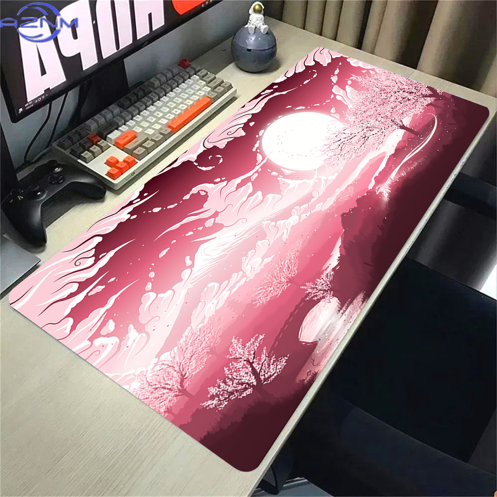 Pink Sakura Anime Mousepad Lan - Pc Gaming Pink review and price