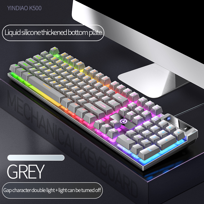 104 Keys Gaming Keyboard Wired - Pc Gaming Pink review and price