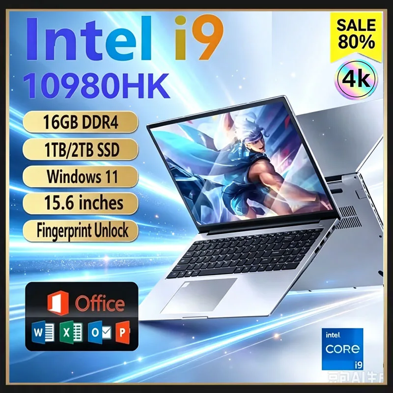 15.6inch Potrable Laptop Intel - Pc Gaming Intel review and price