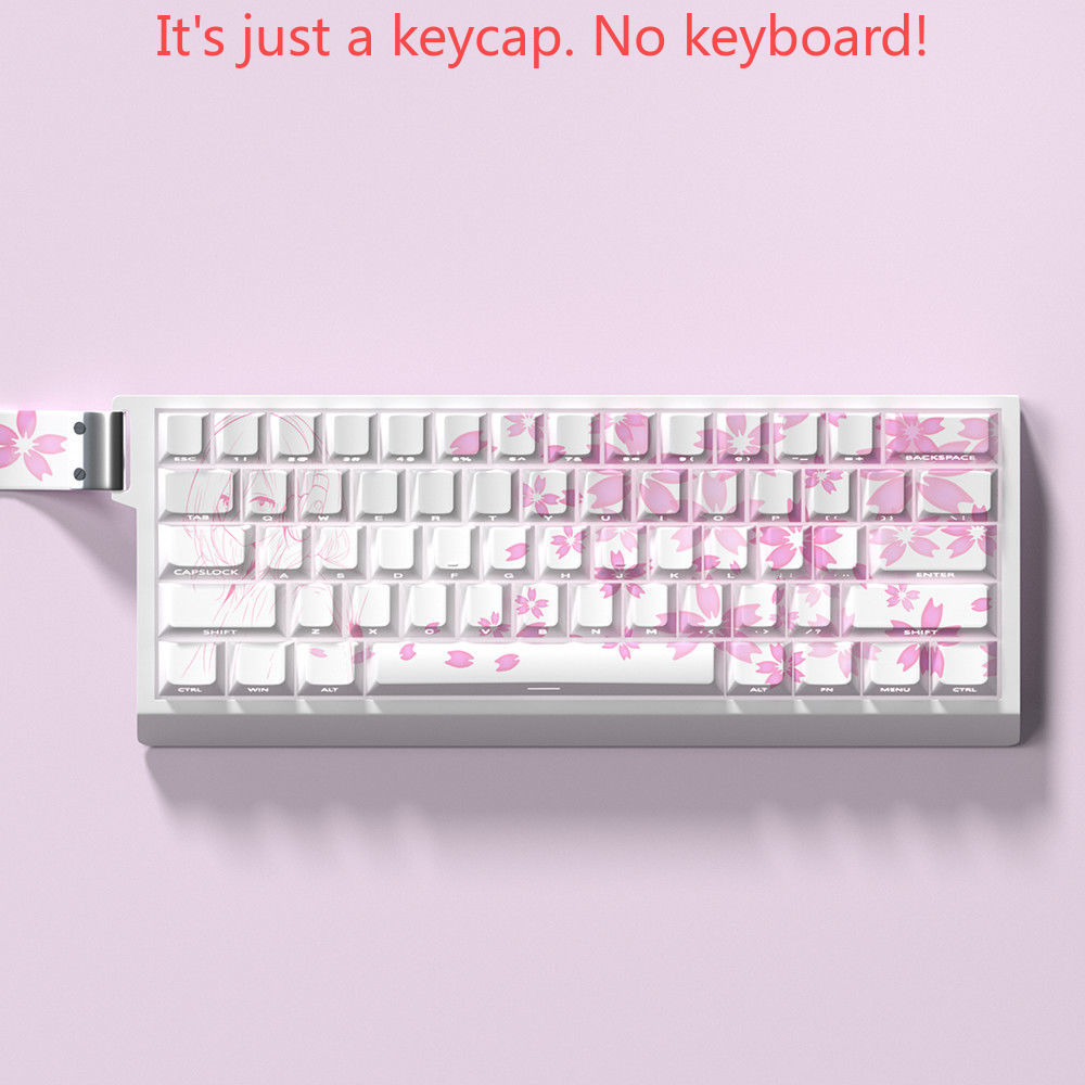 74 Keys PBT Nakano Sanjiu Pink - Pc Gaming Pink review and price