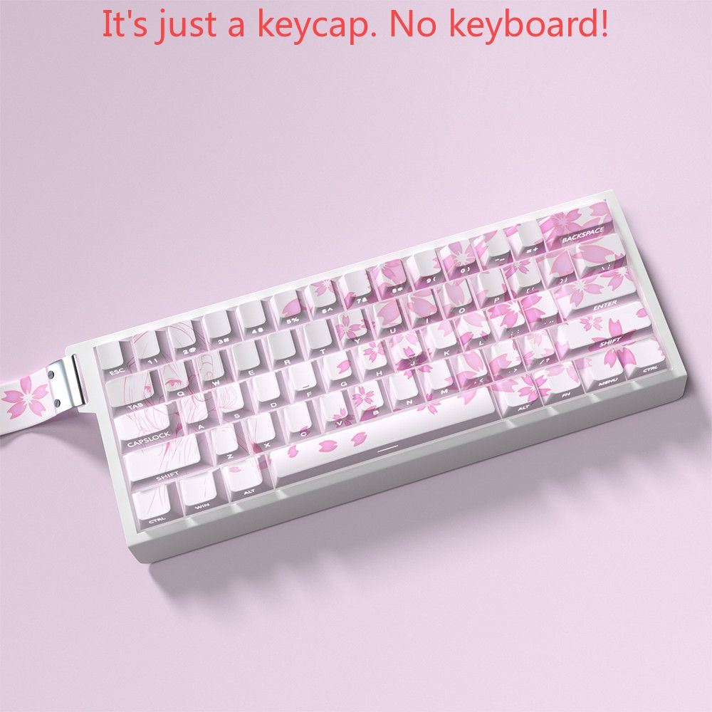 74 Keys PBT Nakano Sanjiu Pink - Pc Gaming Pink review and price